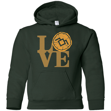 Sweatshirts Forest Green / YS LOVE TWIN PEAKS Youth Hoodie