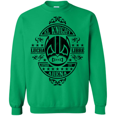 Sweatshirts Irish Green / Small Lucha Knight Crewneck Sweatshirt