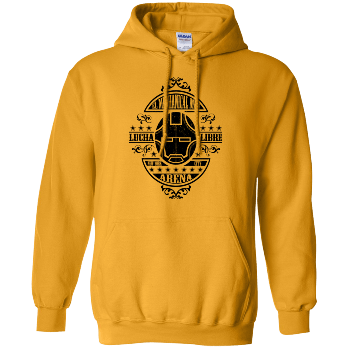 Sweatshirts Gold / Small Lucha Mechanical Man Pullover Hoodie