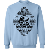 Sweatshirts Light Blue / Small luchamanofsteel Crewneck Sweatshirt