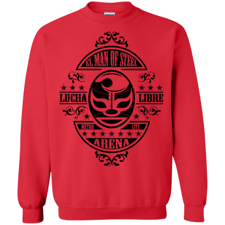 Sweatshirts Red / Small luchamanofsteel Crewneck Sweatshirt
