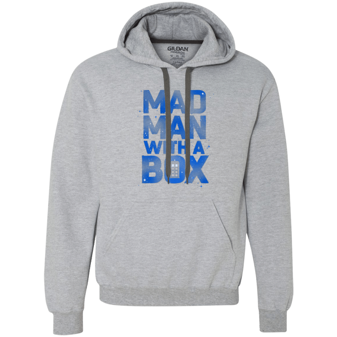 Sweatshirts Sport Grey / Small Mad Man Box Premium Fleece Hoodie