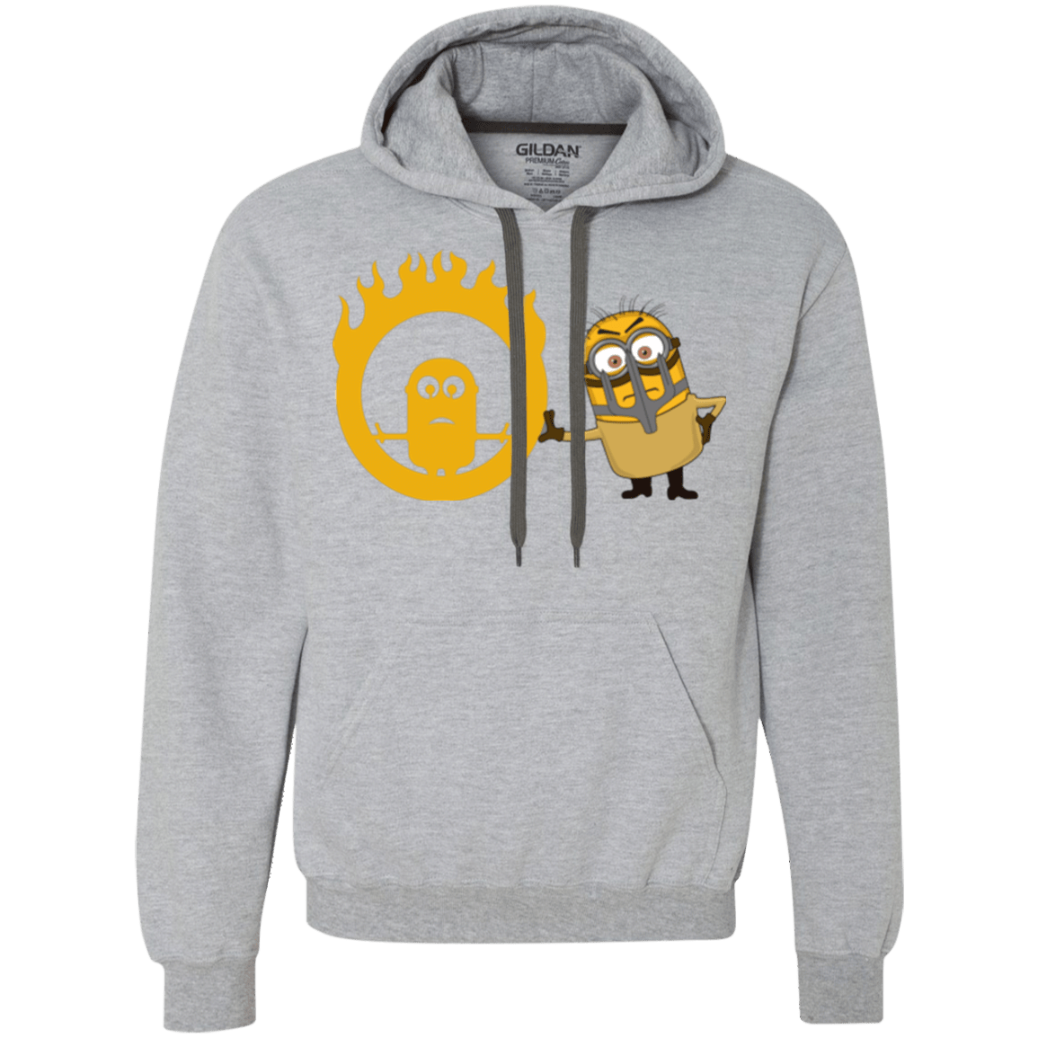 Sweatshirts Sport Grey / Small Mad Minion Premium Fleece Hoodie