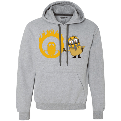 Sweatshirts Sport Grey / Small Mad Minion Premium Fleece Hoodie