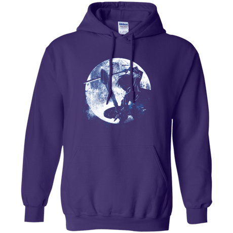 Sweatshirts Purple / Small Male Gamer Moon Pullover Hoodie
