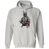 Sweatshirts Ash / Small Mandalorian Bounty Hunter Pullover Hoodie