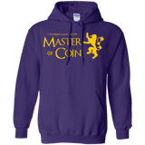 Sweatshirts Purple / Small Master of Coin Pullover Hoodie