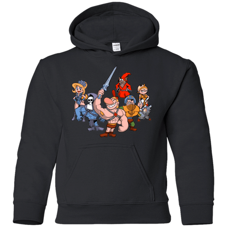 Sweatshirts Black / YS Masters of the Grimverse Youth Hoodie