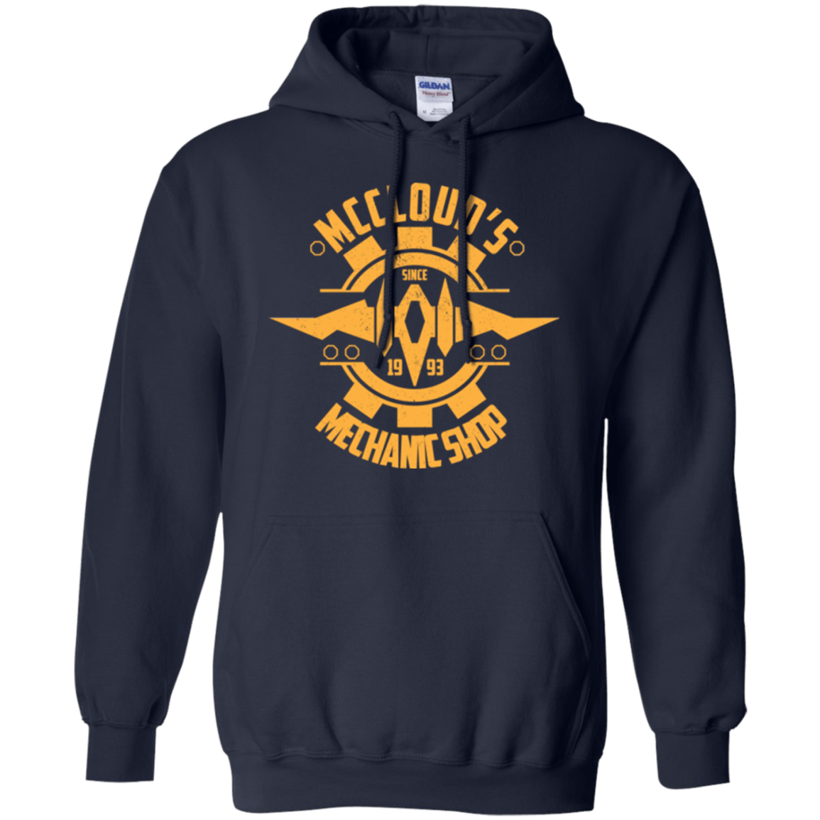 Sweatshirts Navy / Small McCloud Mechanic Shop Pullover Hoodie