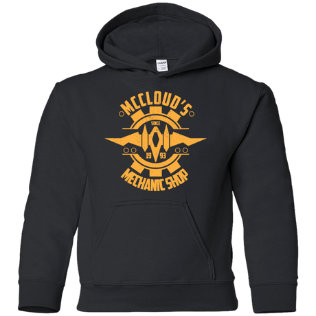 Sweatshirts Black / YS McCloud Mechanic Shop Youth Hoodie