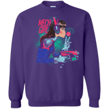 Sweatshirts Purple / Small Mech Girl Crewneck Sweatshirt