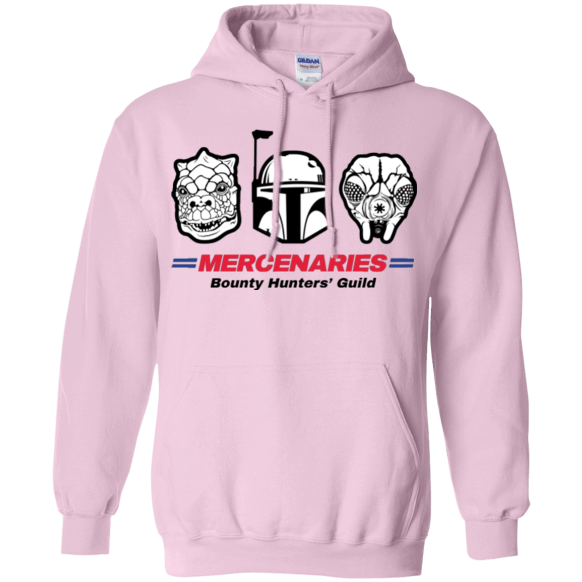 Sweatshirts Light Pink / Small Mercs Pullover Hoodie