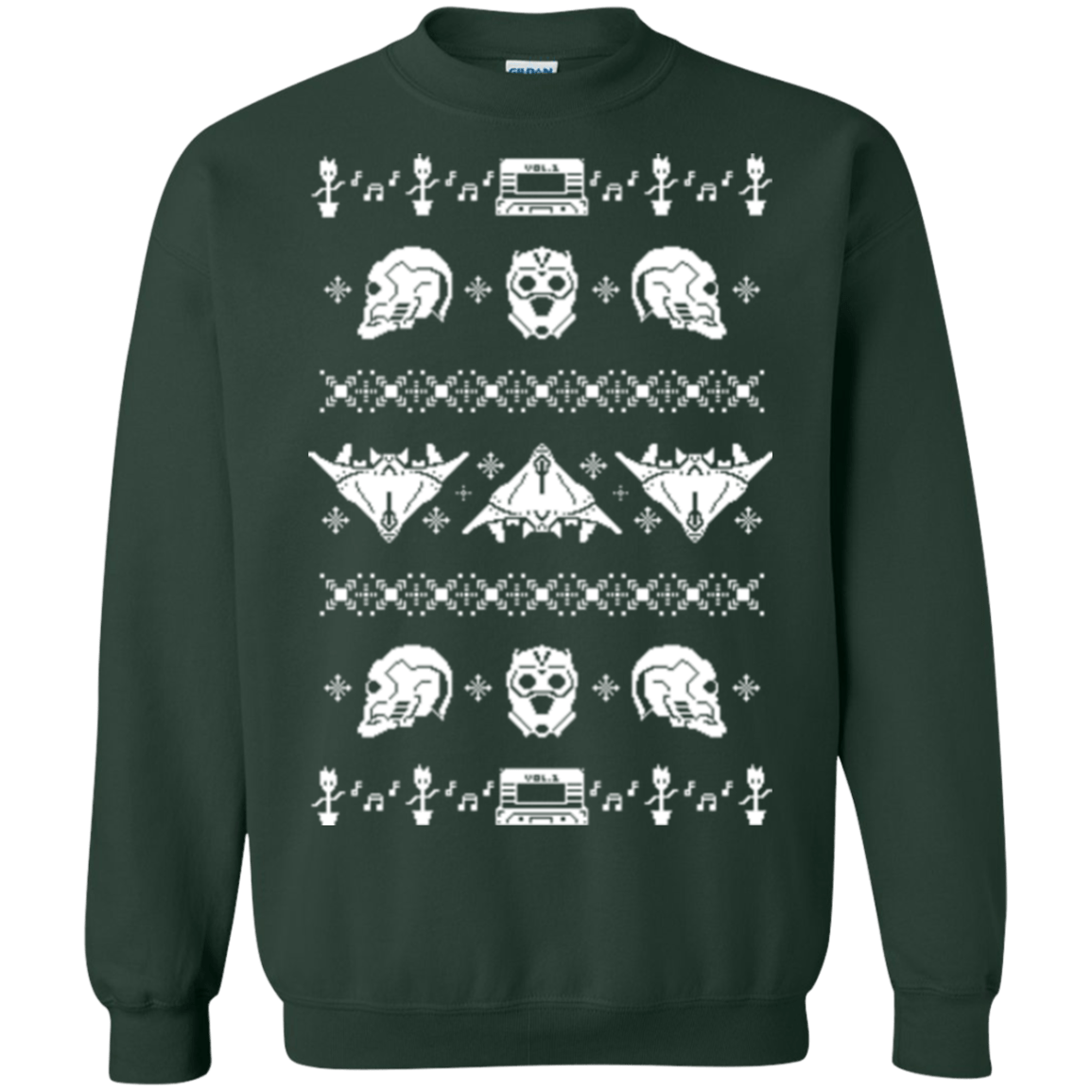 Sweatshirts Forest Green / Small Merry Christmas A-Holes 2 Crewneck Sweatshirt