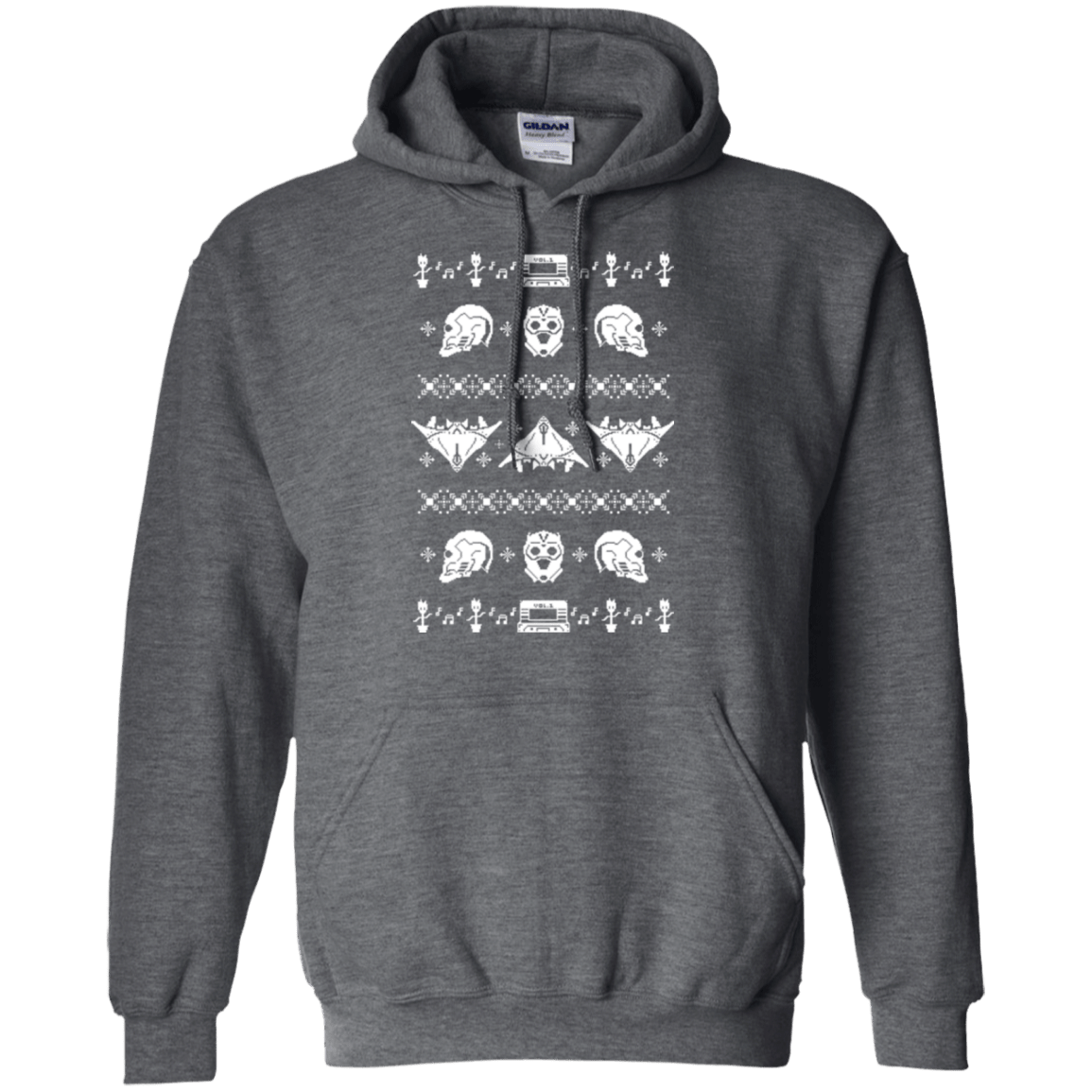 Sweatshirts Dark Heather / Small Merry Christmas A-Holes 2 Pullover Hoodie