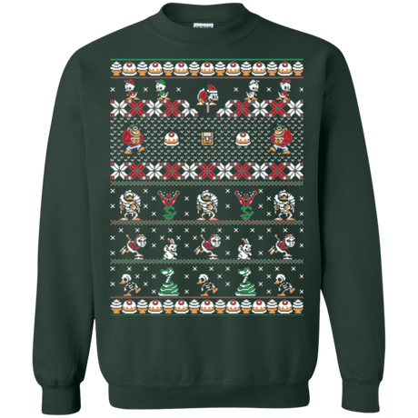 Sweatshirts Forest Green / Small Merry Christmas Uncle Scrooge Crewneck Sweatshirt