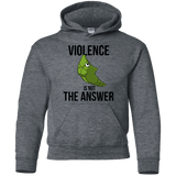 Sweatshirts Dark Heather / YS Metapeace Youth Hoodie