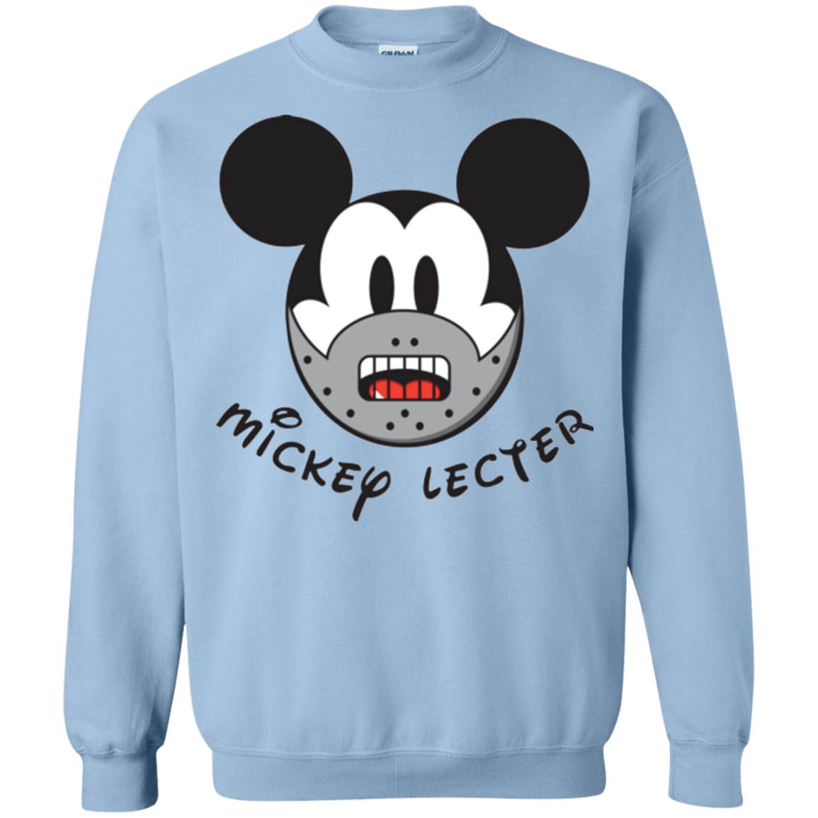 Sweatshirts Light Blue / Small Mickey Lecter Crewneck Sweatshirt