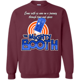 Sweatshirts Maroon / Small Mighty Booth Crewneck Sweatshirt