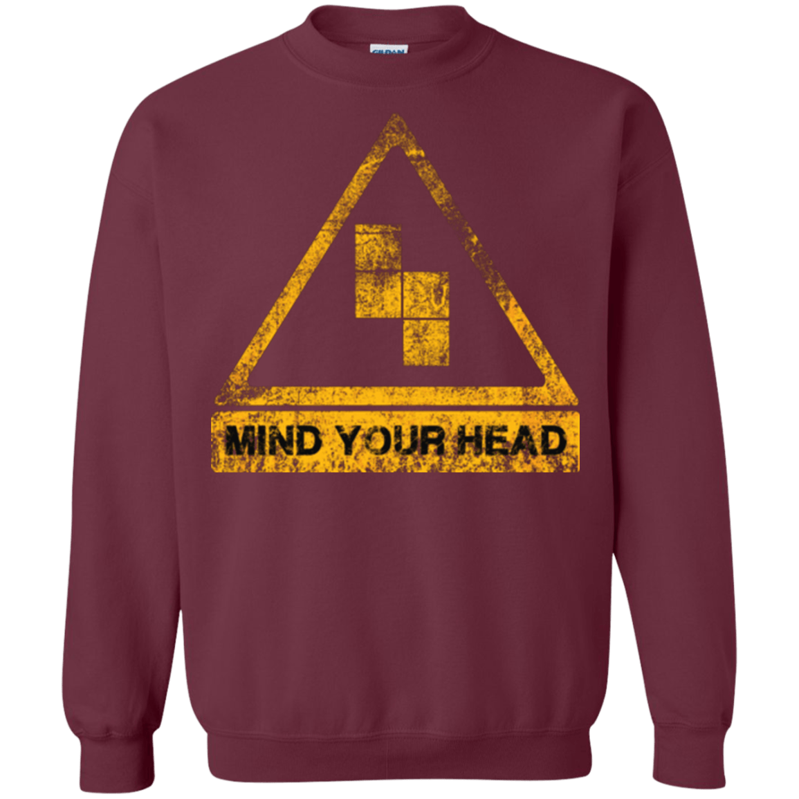 Sweatshirts Maroon / Small MIND YOUR HEAD Crewneck Sweatshirt