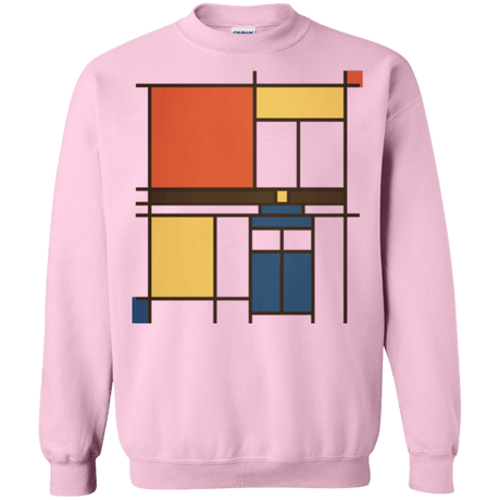 Sweatshirts Light Pink / Small Mondrian Who Crewneck Sweatshirt