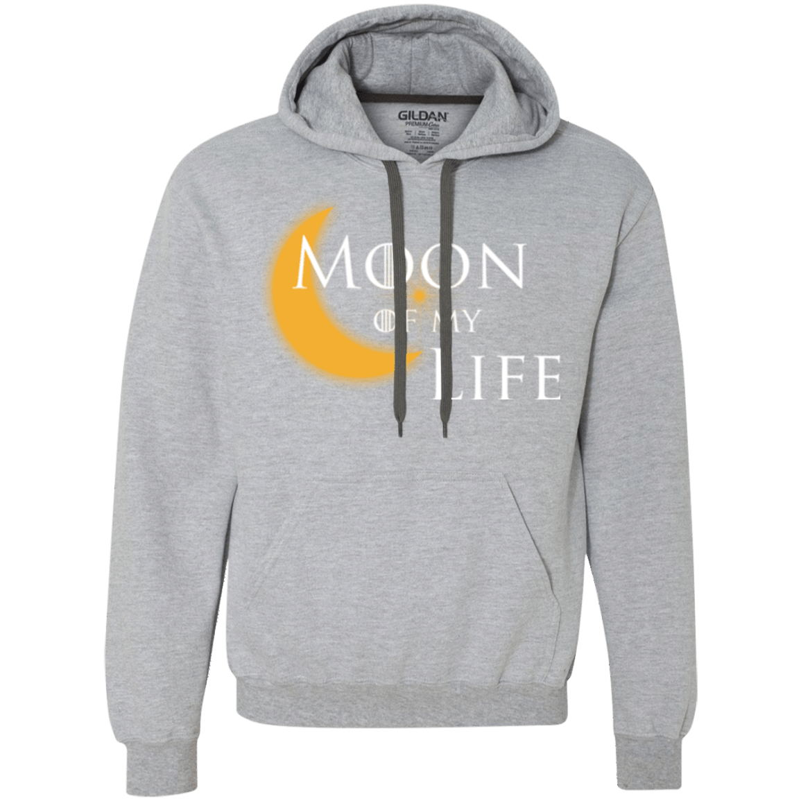 Sweatshirts Sport Grey / Small Moon of my Life Premium Fleece Hoodie