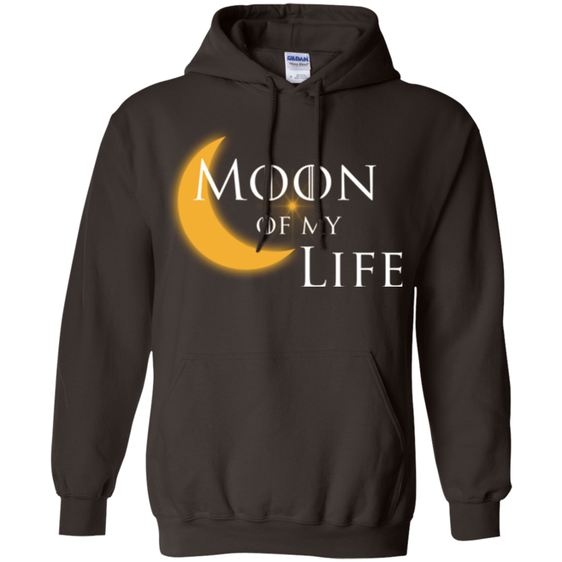Sweatshirts Dark Chocolate / Small Moon of my Life Pullover Hoodie