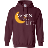 Sweatshirts Maroon / Small Moon of my Life Pullover Hoodie