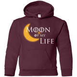 Sweatshirts Maroon / YS Moon of my Life Youth Hoodie