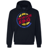 Sweatshirts Navy / Small Mordor Ring Premium Fleece Hoodie