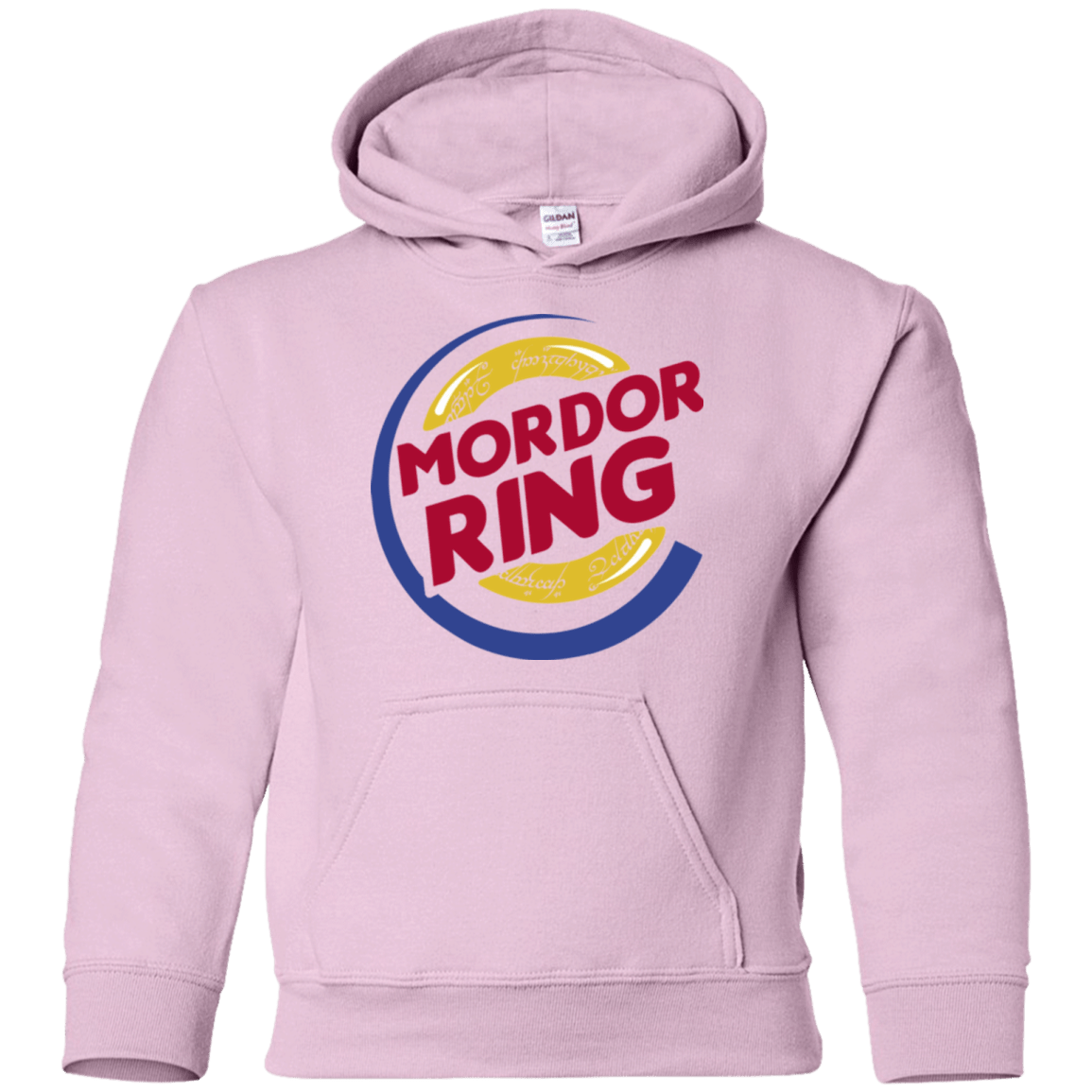 Sweatshirts Light Pink / YS Mordor Ring Youth Hoodie