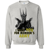 Sweatshirts Ash / Small Mordors army Crewneck Sweatshirt