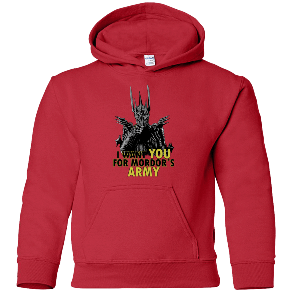 Sweatshirts Red / YS Mordors army Youth Hoodie