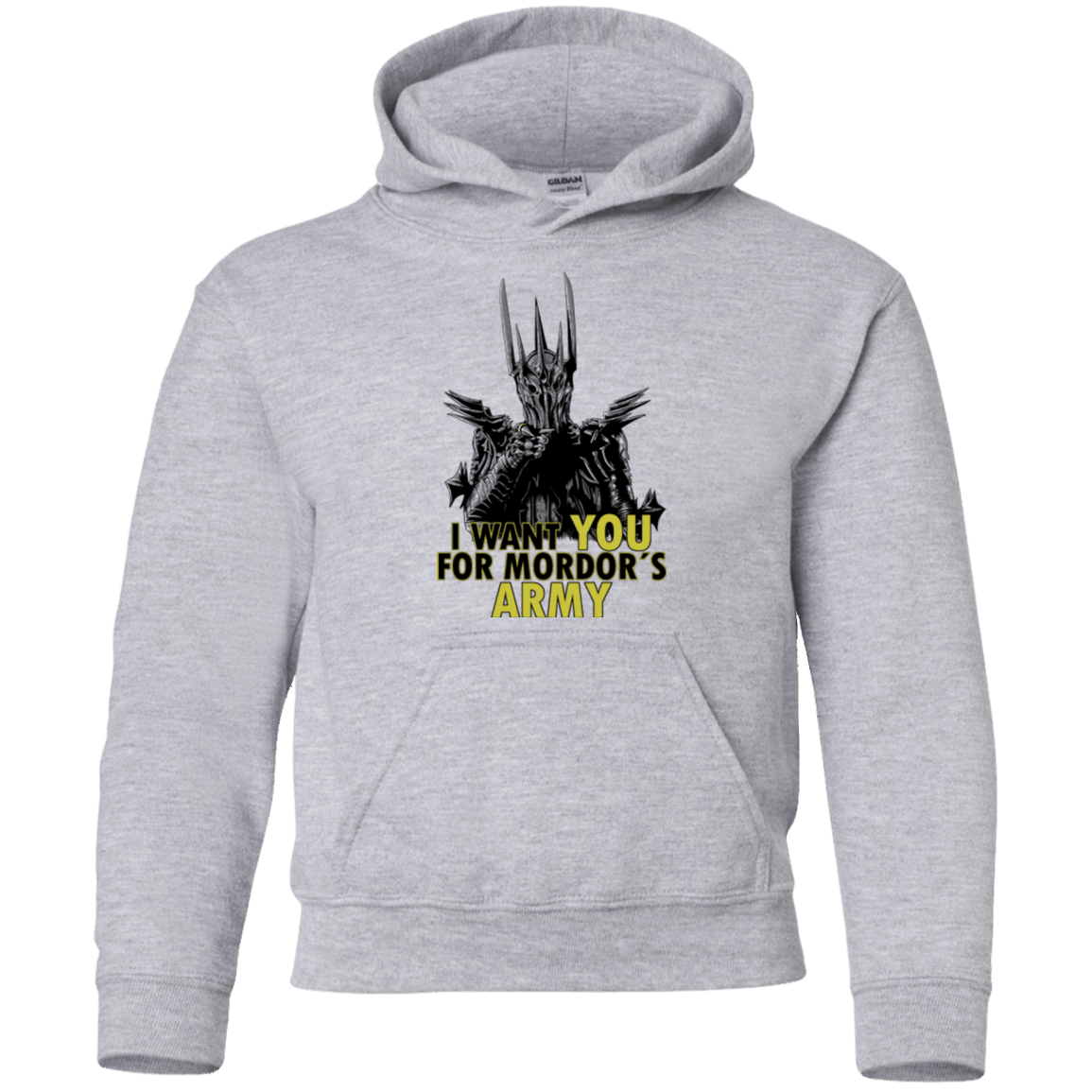 Sweatshirts Sport Grey / YS Mordors army Youth Hoodie