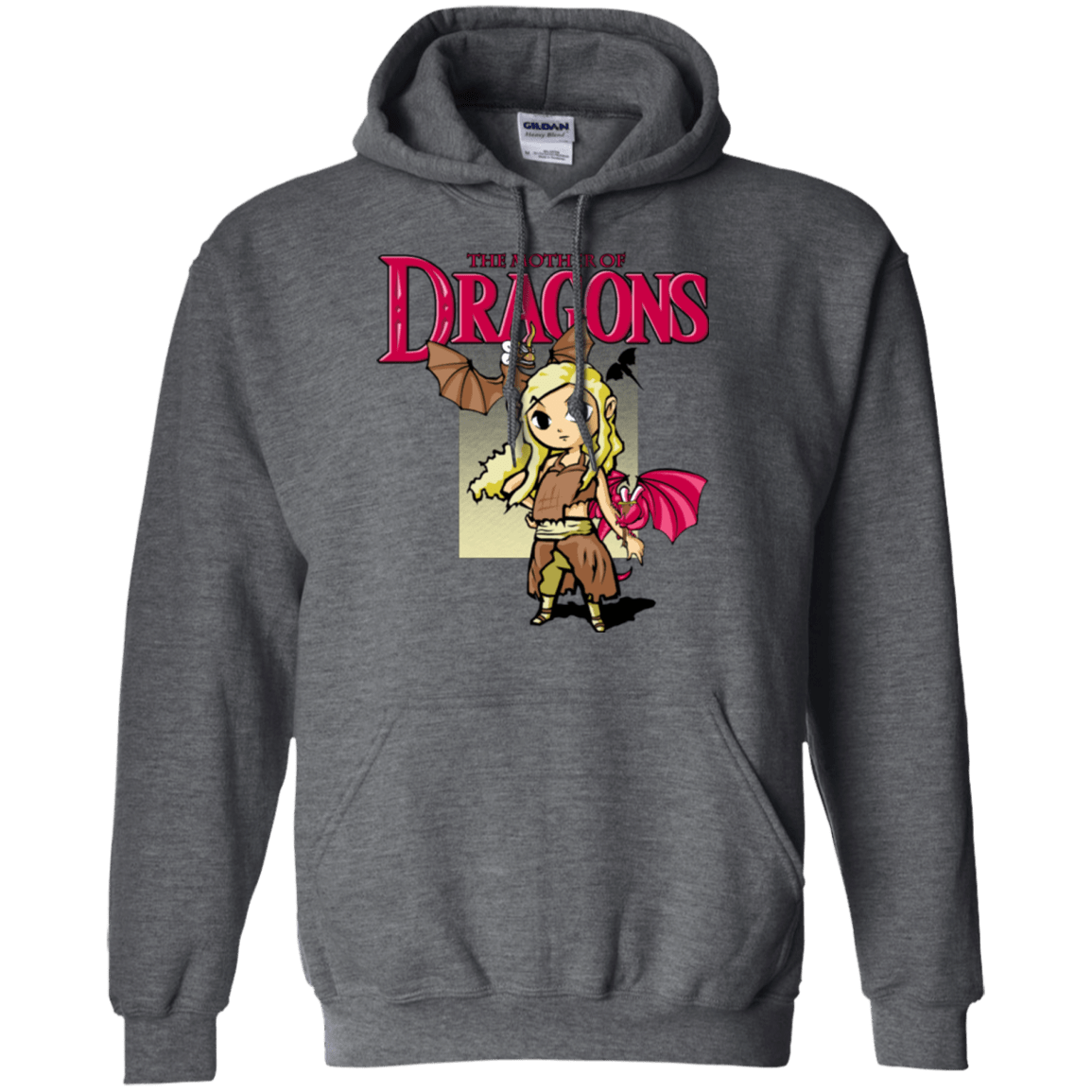 Sweatshirts Dark Heather / Small Mother of Dragons Pullover Hoodie