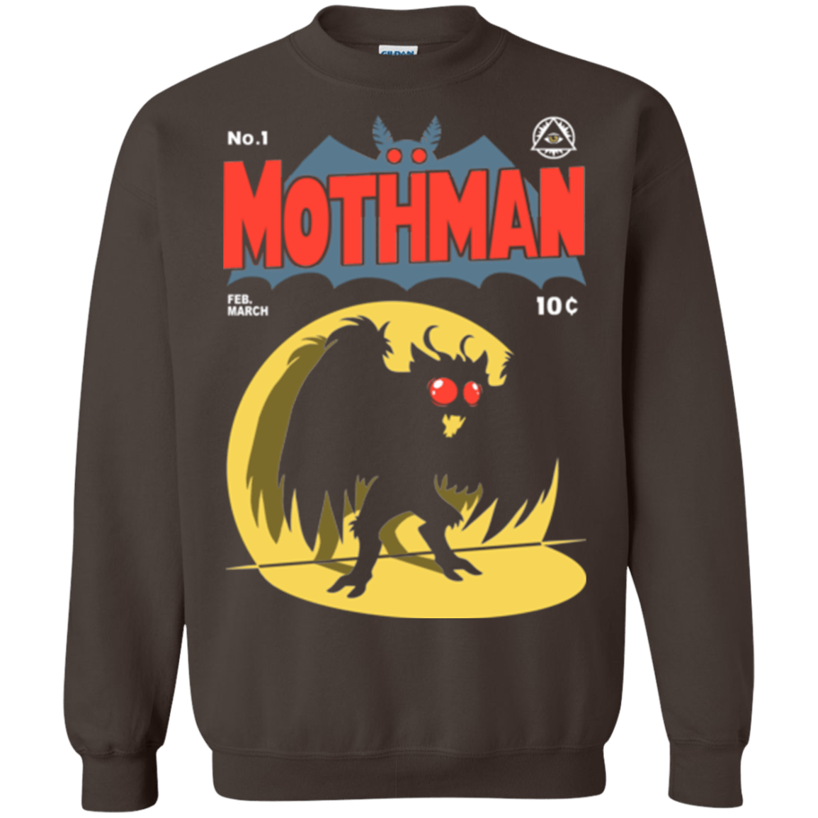 Sweatshirts Dark Chocolate / Small Mothman Crewneck Sweatshirt