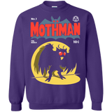 Sweatshirts Purple / Small Mothman Crewneck Sweatshirt