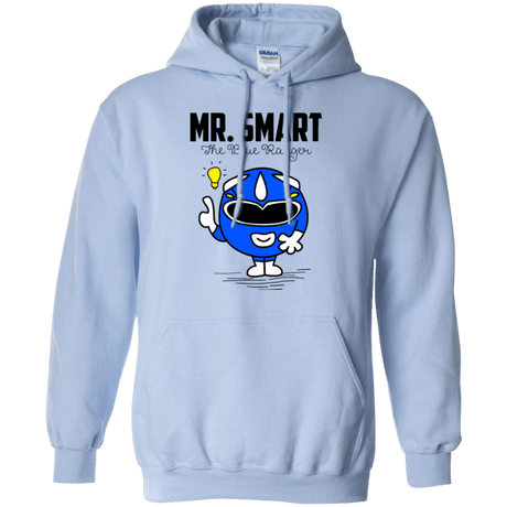 Sweatshirts Light Blue / Small Mr Smart Pullover Hoodie