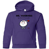 Sweatshirts Purple / YS Mr Voorhees Youth Hoodie
