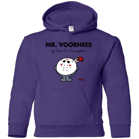 Sweatshirts Purple / YS Mr Voorhees Youth Hoodie