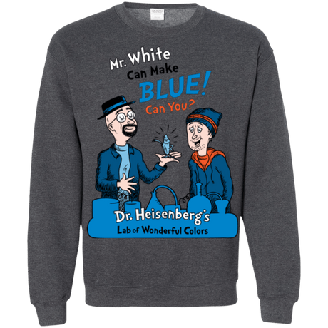 Sweatshirts Dark Heather / Small Mr White Crewneck Sweatshirt