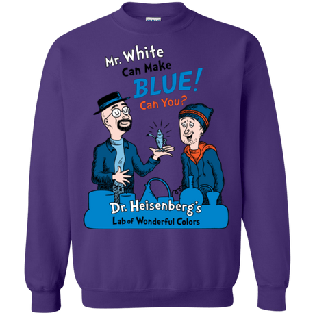 Sweatshirts Purple / Small Mr White Crewneck Sweatshirt