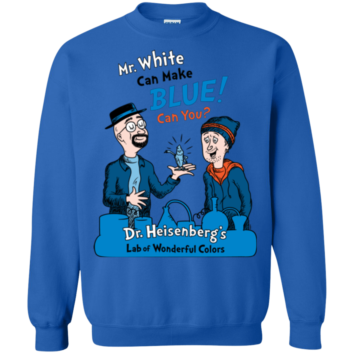 Sweatshirts Royal / Small Mr White Crewneck Sweatshirt