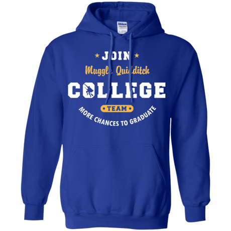 Sweatshirts Royal / Small Muggle Quidditch Pullover Hoodie