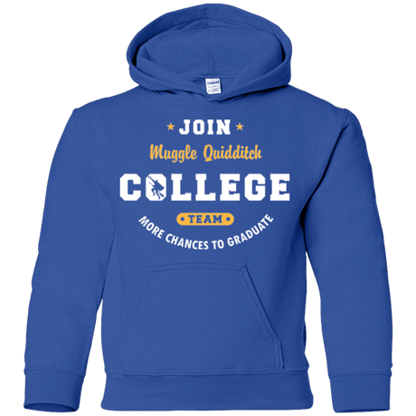 Sweatshirts Royal / YS Muggle Quidditch Youth Hoodie