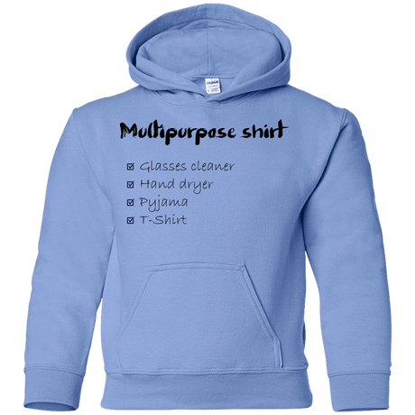 Sweatshirts Carolina Blue / YS Multipurpose Shirt Youth Hoodie