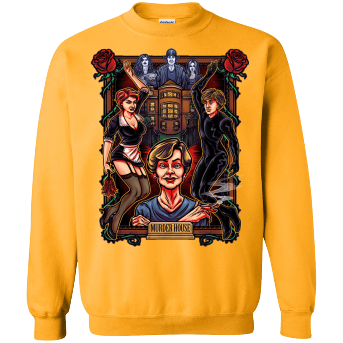 Sweatshirts Gold / Small Murder House Crewneck Sweatshirt