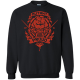Sweatshirts Black / Small Mutant and Proud Raph Crewneck Sweatshirt