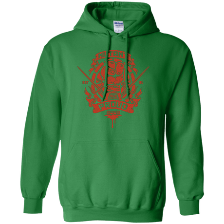 Sweatshirts Irish Green / Small Mutant and Proud Raph Pullover Hoodie