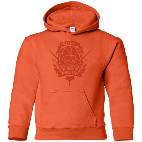 Sweatshirts Orange / YS Mutant and Proud Raph Youth Hoodie