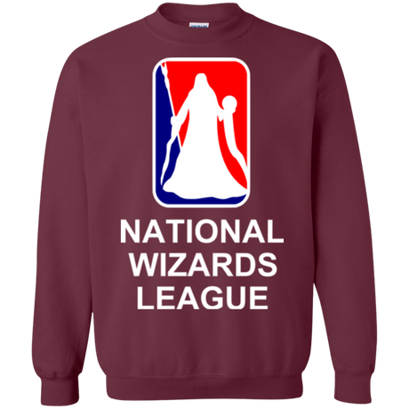 Sweatshirts Maroon / Small National Wizards League Crewneck Sweatshirt